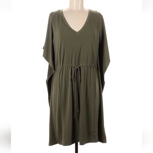 Calvin Klein Olive Green Midi Dress